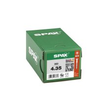 SPAX Universalschraube - 4,0 x 35 mm - 360 Stk - Teilgewinde - Senkkopf - T-STAR plus T20 - 4CUT - WIROX