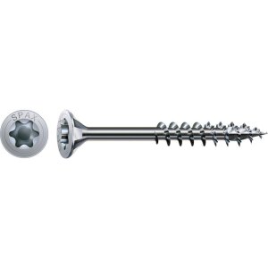 SPAX Universalschraube - 5 x 60 mm - 360 Stk - Teilgewinde - Senkkopf - T-STAR plus T20 - 4CUT - WIROX