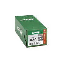 SPAX Universalschraube - 5 x 60 mm - 360 Stk - Teilgewinde - Senkkopf - T-STAR plus T20 - 4CUT - WIROX