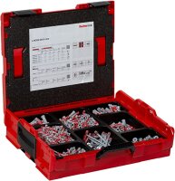 SPAX Montagekoffer, L-BOXX, groß, WIROX A3J, T-STAR plus +  Fischer L-BOXX DuoLine Bundle