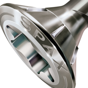 SPAX T-STAR plus Linsensenkkopf mit Fixiergewinde 4 CUT & kleiner Kopf (Ø 8mm) T20; 4,5x43 - 200 Stk