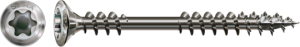 SPAX T-STAR plus Linsensenkkopf mit Fixiergewinde 4 CUT & kleiner Kopf (Ø 8mm) T20; 4,5x43 - 200 Stk