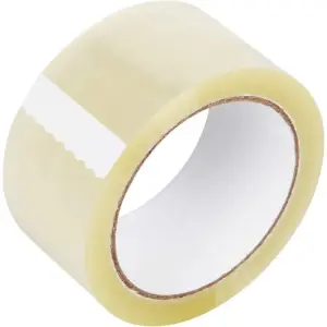 Paketklebeband PP transparent 66m - 50mm - 52µ