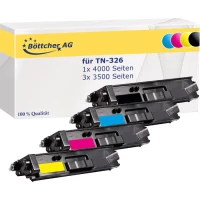 kompatibel für Brother TN-326 KCMY Multipack Toner schwarz, cyan, magenta, gelb .. NEU OVP