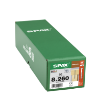 SPAX Senkkopf 8 mm T-STAR plus - Teilgewinde WIROX A3J  T40  -  8x260  -  50 Stk