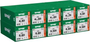 SPAX Heimwerker Set - 4200 tlg Senkkopf  Teilgewinde T-STAR Plus