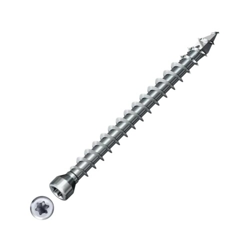 SPAX Schraube für Akustikverkleidung, Vollgewinde, Zylinderkopf, T-STAR plus, 4CUT, WIROX - 200 Stk