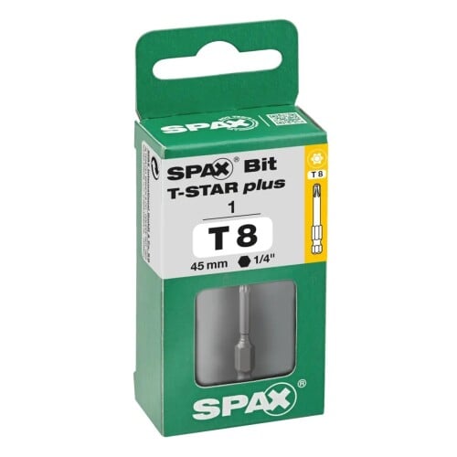 SPAX-BIT für T-STAR plus T8 45mm S 1 Stk
