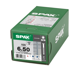 SPAX BETONSCHRAUBE 6x50 10/- VERZINKT SENKKOPF T30 100ST