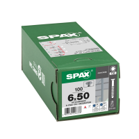 SPAX BETONSCHRAUBE 6x50 10/- VERZINKT SENKKOPF T30 100ST