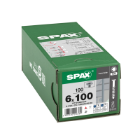 SPAX BETONSCHRAUBE 6x100 60/45 VERZINKT SENKKOPF T30 100ST