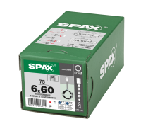 SPAX BETONSCHRAUBE 6x60 VERZINKT INNENGEWINDE M8/10 SW 13 75ST