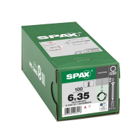 SPAX BETONSCHRAUBE 6x35 -/- VERZINKT AUSSENGEWINDE SW10 100ST