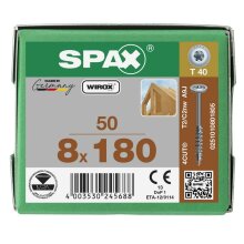SPAX Tellerkopf 8 mm T-STAR plus 4CUT Teilgewinde WIROX...