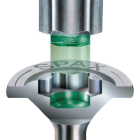 SPAX WIROX Tellerkopf T-STARplus TG TX40 8,0x450 25 Stk