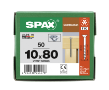 SPAX Senkkopf 10 mm T-STAR plus - Teilgewinde WIROX A3J...