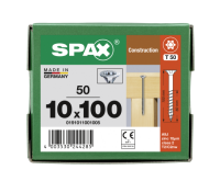 SPAX Senkkopf 10 mm T-STAR plus - Teilgewinde WIROX A3J  T50  -  10x100  -  50 Stk