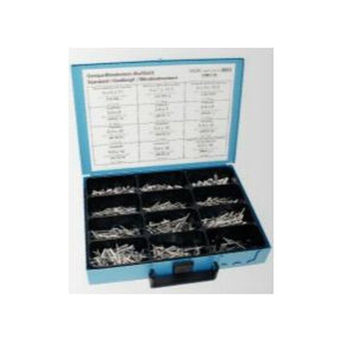 100 Stk. Großkopf-Blindnieten – 4x6 Mm, Kopf 12 Mm, Alu/Stahl – Für Sichere Verbindungen
