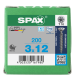 SPAX Senkkopf T-STAR plus - Vollgewinde Edelstahl rostfrei A2 1.4567      T10  -  3x12  -  200 Stk