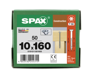 SPAX Senkkopf 10 mm T-STAR plus - Teilgewinde WIROX A3J...