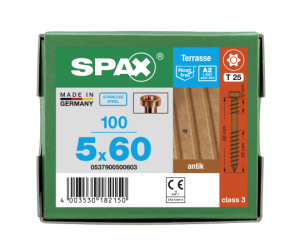 SPAX Terrassenschraube T-STAR plus CUT Fixiergewinde...