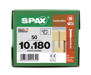 SPAX Senkkopf 10 mm T-STAR plus - Teilgewinde WIROX A3J...