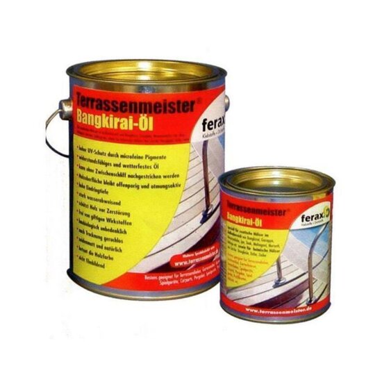 Bangkirai-Terrassenpflege Öl speziell für exotische