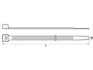 Kabelbinder Standard 4,8 x 290 mm natur - 100 Stk