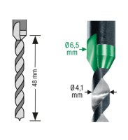 SPAX Stufenbohrer drill 2 step 4,1 und 6,5 - 1 Stk