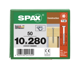 SPAX Senkkopf 10 mm T-STAR plus - Teilgewinde WIROX A3J...