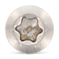 Dielenschraube Linsensenkkopf mit Bohrspitze und Fräsrippen Edelstahl rostfrei A2 3,2 x 25  200 Stk