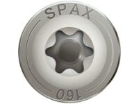 SPAX Tellerkopf Edelstahl rostfrei A2  8x50 TX40  10 Stk