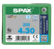 SPAX Senkkopf T-STAR plus - Teilgewinde Edelstahl rostfrei A2 1.4567  T20  -  4x30  -  200 Stk