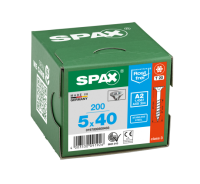 SPAX Senkkopf T-STAR plus - Teilgewinde Edelstahl rostfrei A2 1.4567  T20  -  5x40  -  200 Stk