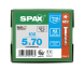 SPAX Senkkopf T-STAR plus - Teilgewinde Edelstahl A2 1.4567  T20  -  5x70  -  100 Stk