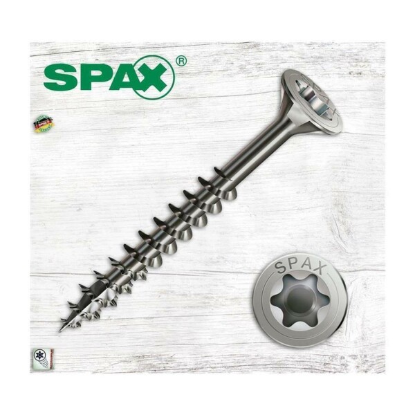 SPAX Universalschraube SK TG T-STAR plus T15 3,5x30 Edelstahl rostfrei A2 - 25 Stk