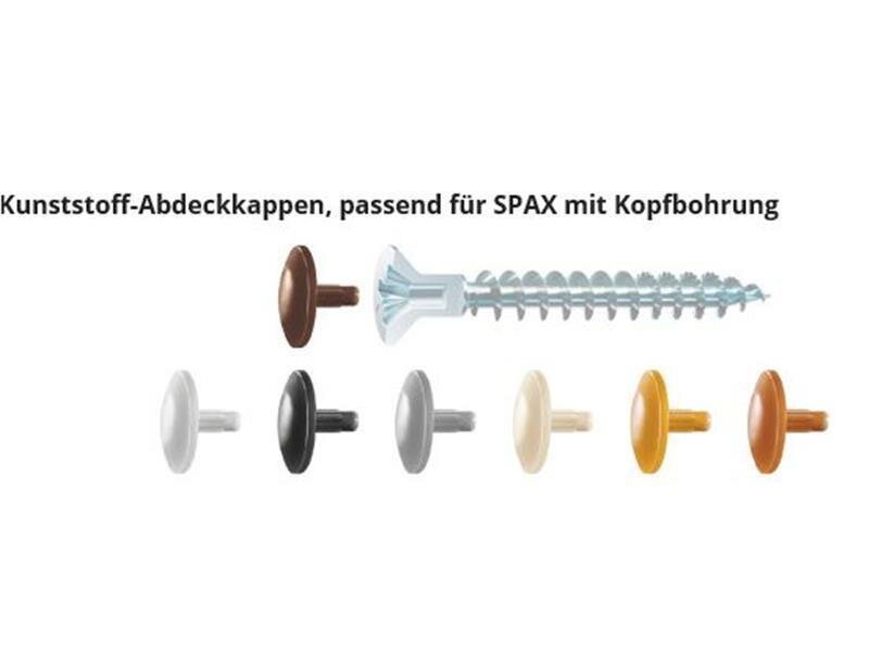 SPAX Kunststoff-Abdeckkappen für Universalschraube mit Kopfbohrung kaufen