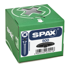 SPAX Kunststoff-Abdeckkappen für SPAX mit Kopflochbohrung, schwarz, 500 Stück