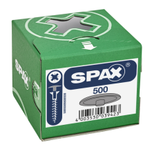 SPAX Kunststoff-Abdeckkappen für SPAX mit Kopflochbohrung, grau, 500 Stück