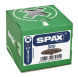 SPAX Kunststoff-Abdeckkappen für SPAX mit Kopflochbohrung, mahagoni, 500 Stück