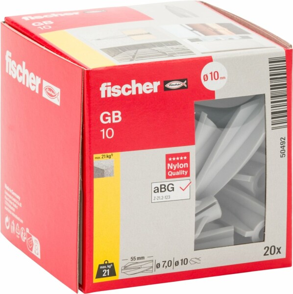 fischer Gasbetondübel GB 10