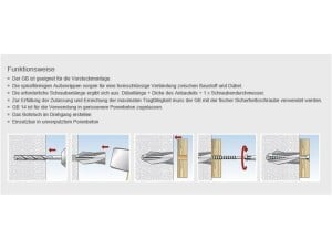 Fischer Gasbetondübel GB 10 für 7 mm Schrauben...