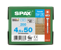 SPAX Linsensenkkopf T-STAR plus CUT Fixiergewinde Edelstahl rostfrei  A2 1.4567  4,5x50 - 200 Stk