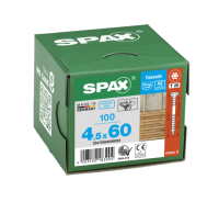 SPAX Linsensenkkopf T-STAR plus CUT Fixiergewinde Edelstahl rostfrei  A2 1.4567  4,5x60 - 100 Stk