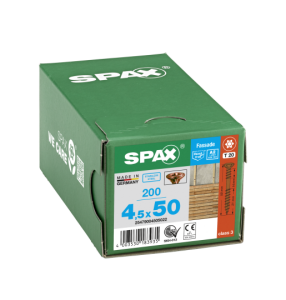 SPAX Linsensenkkopf T-STAR plus CUT Fixiergewinde Edelstahl rostfrei  A2 antik 1.4567  4,5x50 - 200 Stk