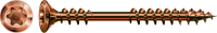 SPAX Linsensenkkopf T-STAR plus CUT Fixiergewinde Edelstahl rostfrei  A2 antik 1.4567  4,5x50 - 200 Stk