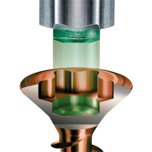 SPAX Linsensenkkopf T-STAR plus CUT Fixiergewinde Edelstahl rostfrei  A2 antik 1.4567  4,5x60 - 100 Stk