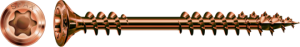 SPAX Linsensenkkopf T-STAR plus CUT Fixiergewinde Edelstahl rostfrei  A2 antik 1.4567  4,5x60 - 100 Stk