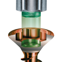 SPAX Linsensenkkopf T-STAR plus CUT Fixiergewinde Edelstahl rostfrei  A2 antik 1.4567  4,5x60 - 100 Stk