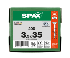 SPAX Senkkopf T-STAR plus - Teilgewinde WIROX A3J  T20  -...